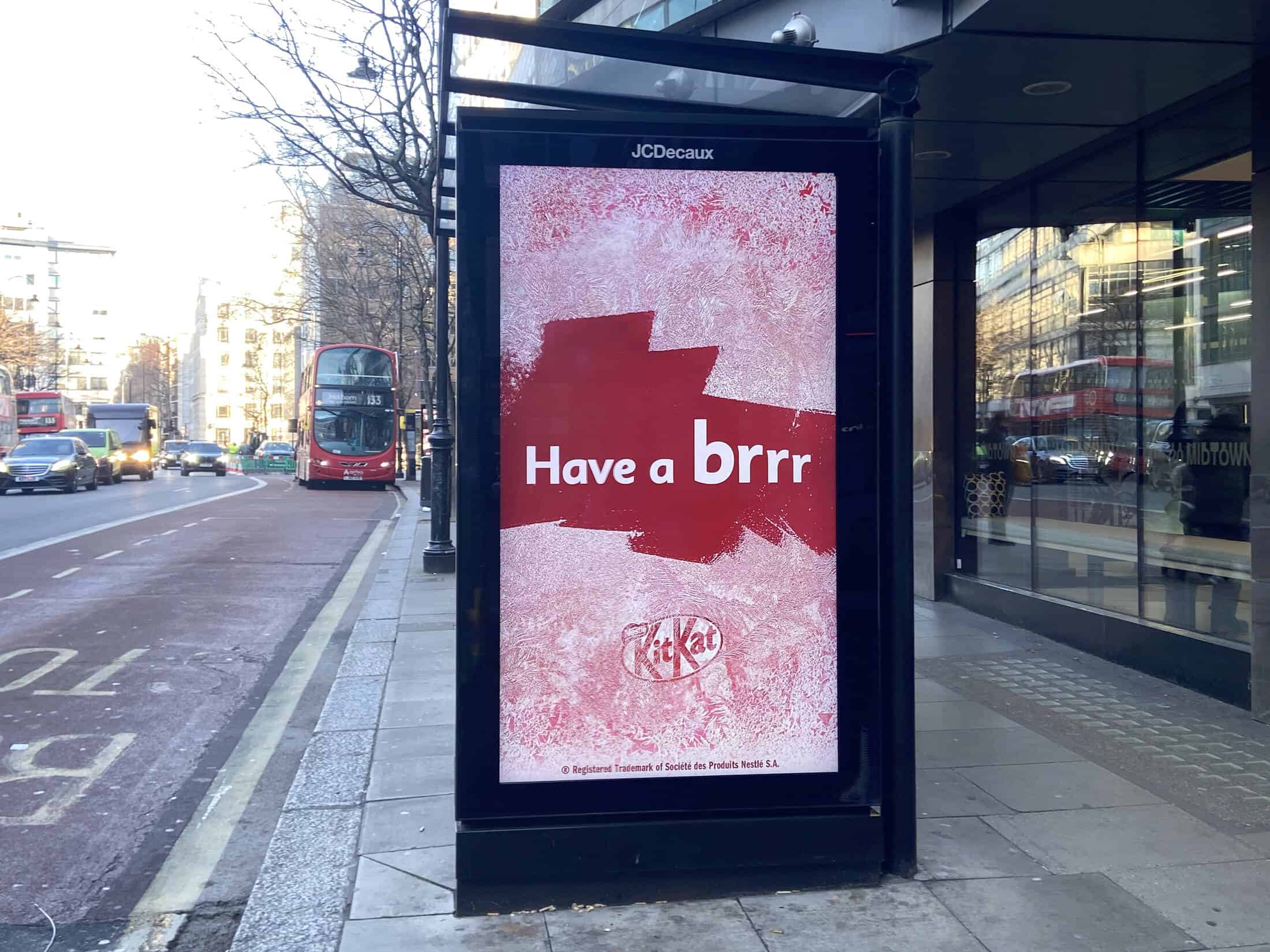 Embracing the Chill: KitKat’s ‘Take a Brrr’ Outdoor Campaign